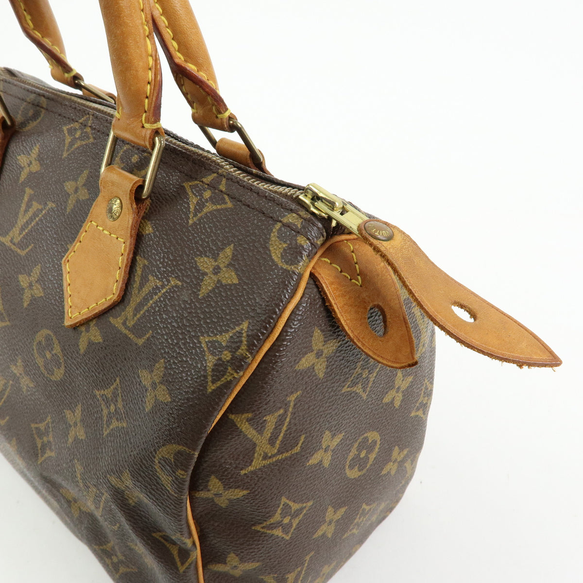 Louis Vuitton Monogram Speedy 25 Boston Bag Hand Bag Brown M41528