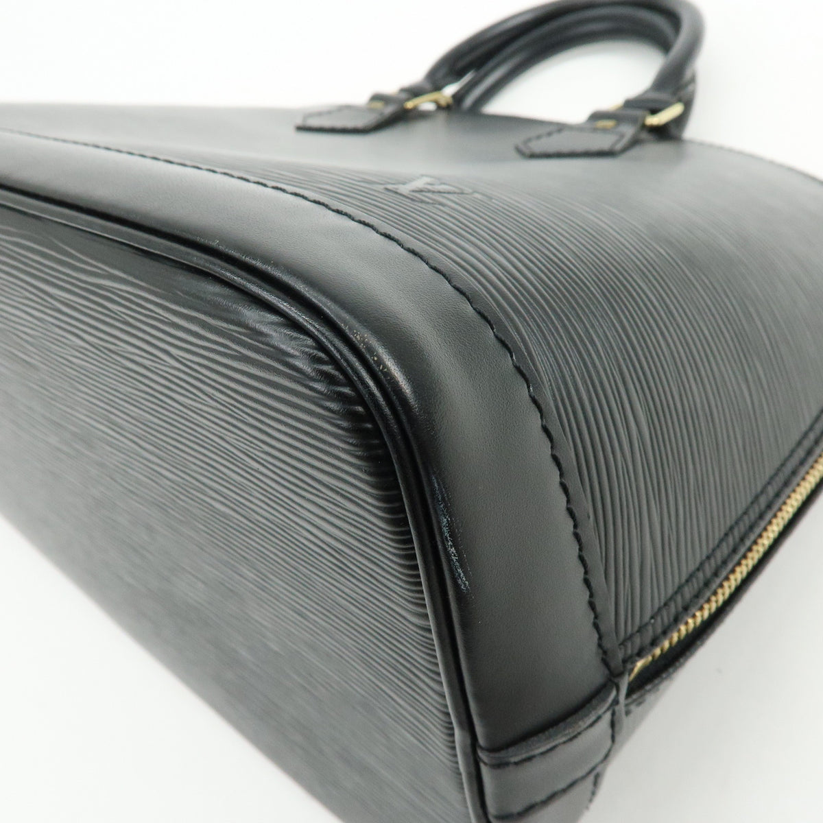 Louis Vuitton Epi Alma Leather Hand Bag Noir Black M52142