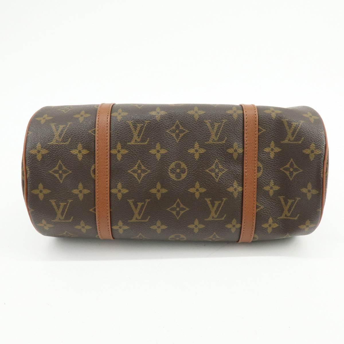 Louis Vuitton Monogram Papillon 30 Hand Bag Brown M51365