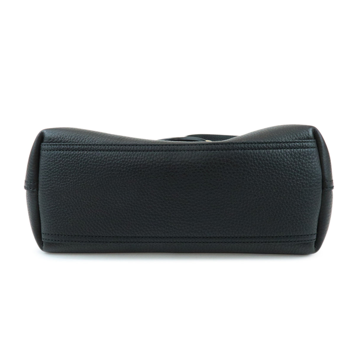 GUCCI GG Marmont Leather Flap Shoulder Bag Black 401173