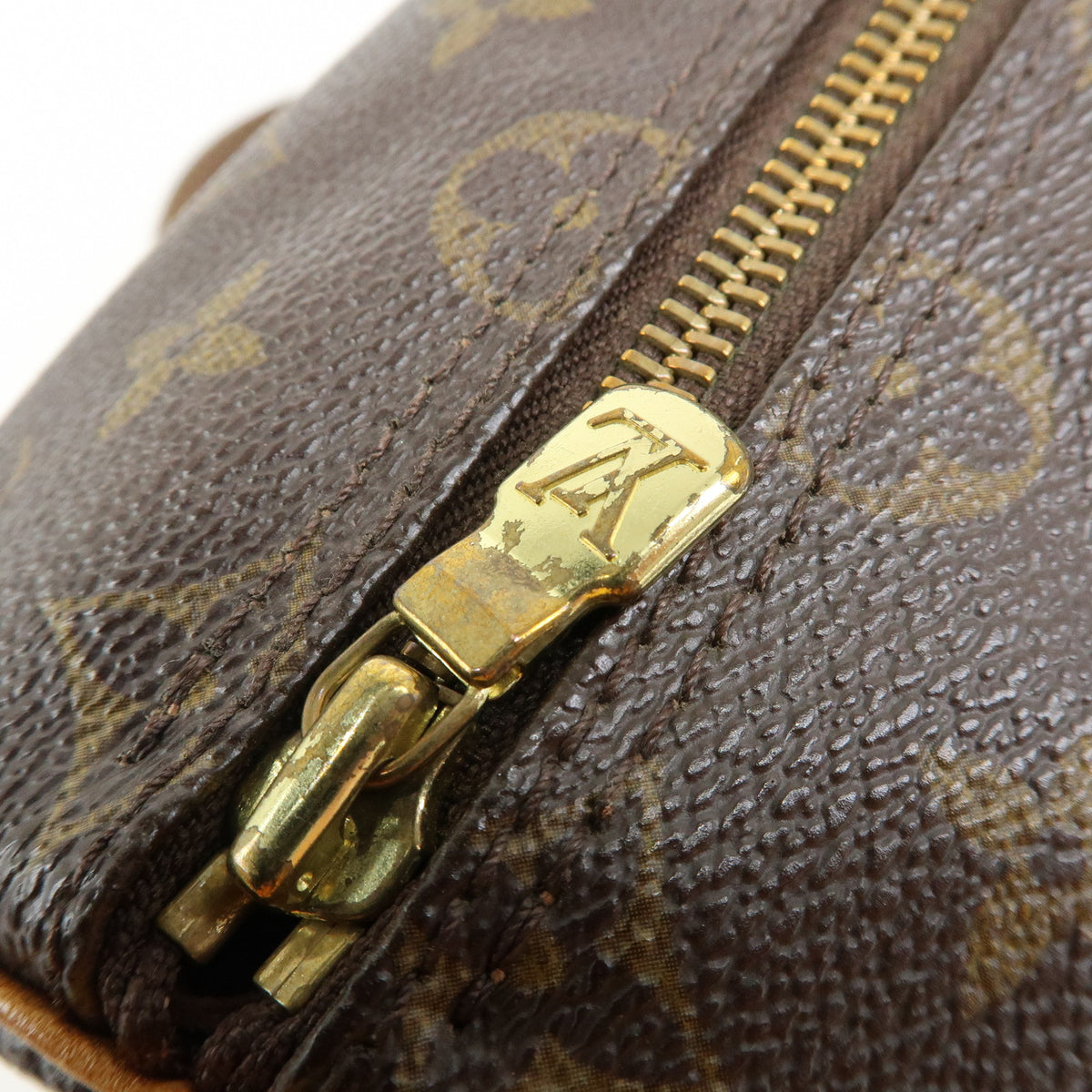 Louis Vuitton Monogram Papillon 26 Hand Bag Brown M51386