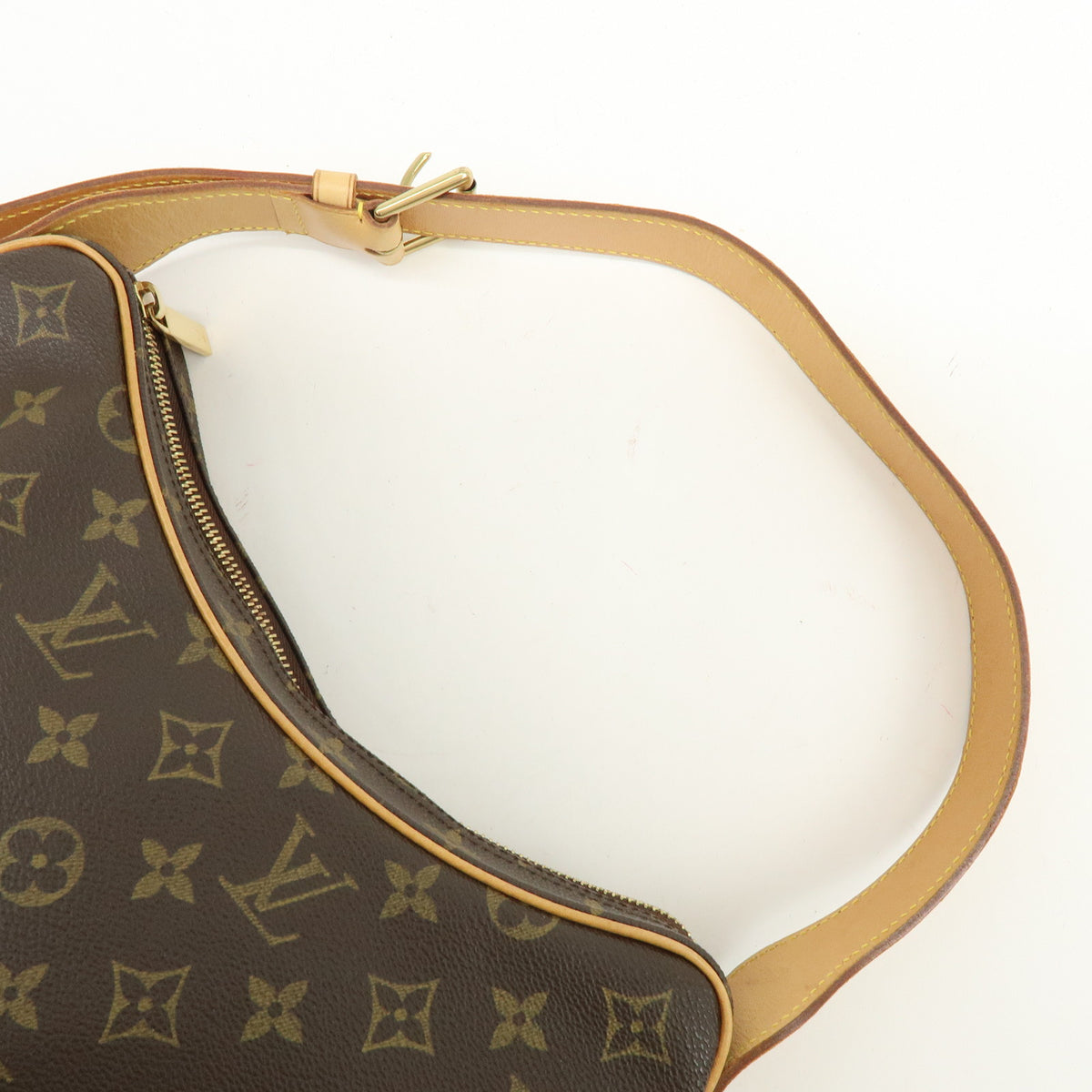 Louis Vuitton Monogram Croissant MM Shoulder Bag Brown M51512
