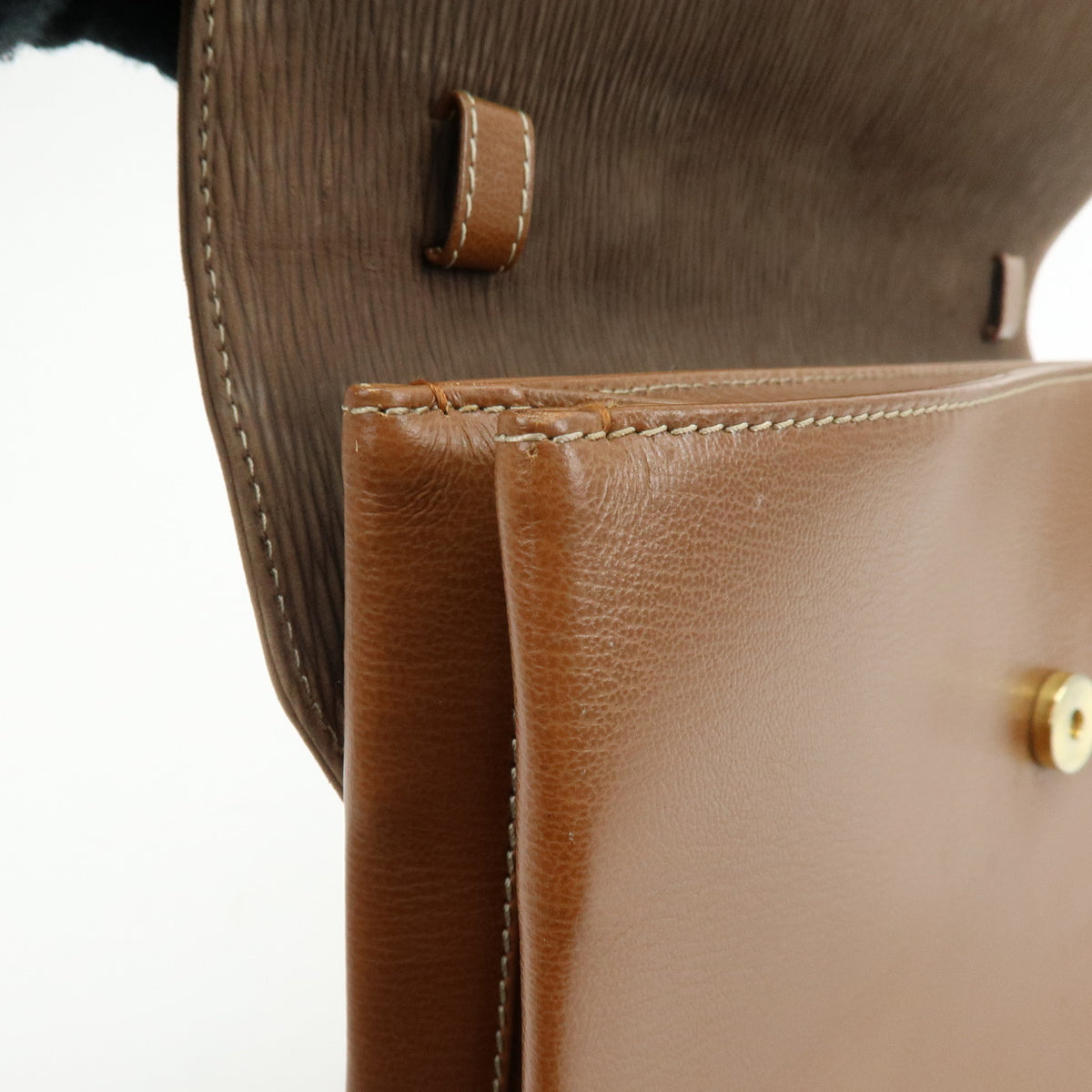 LOEWE Velazquez Suede Leather 2Way Shoulder Bag Hand Bag Brown