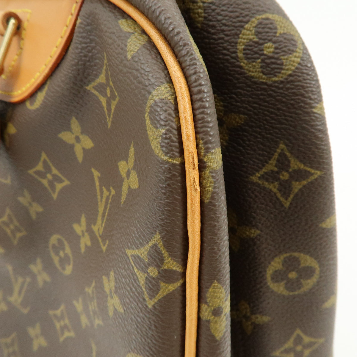 Louis Vuitton Monogram Deauville Canvas Hand Bag Brown M47270