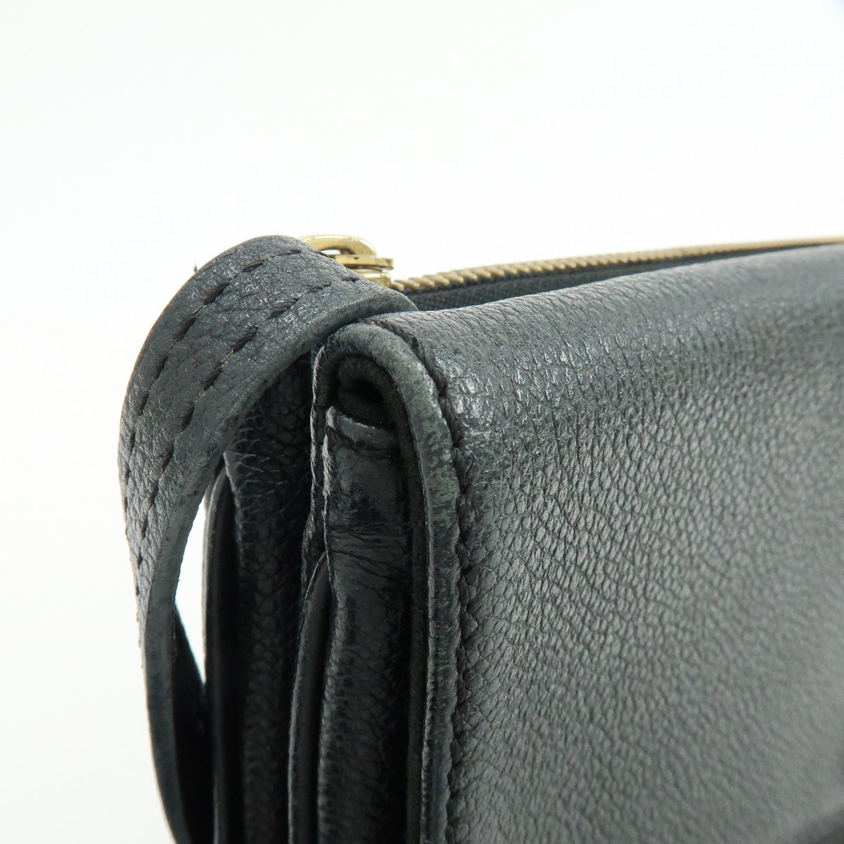 Louis Vuitton Monogram Empreinte Twice Shoulder Bag Noir M50258