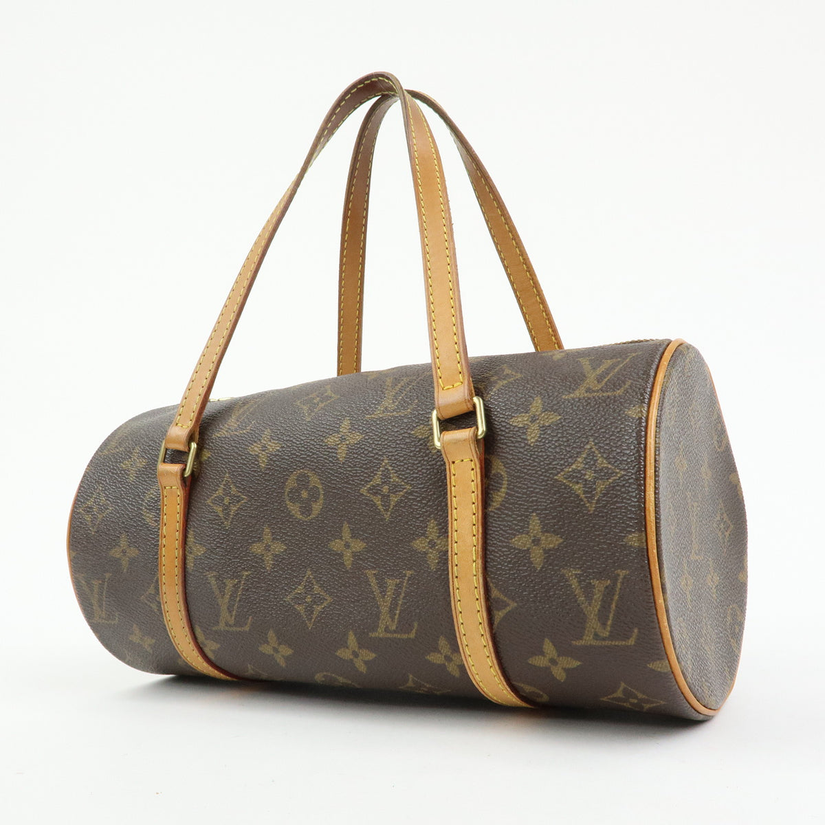 Louis Vuitton Monogram Papillon 26 Hand Bag Brown M51386
