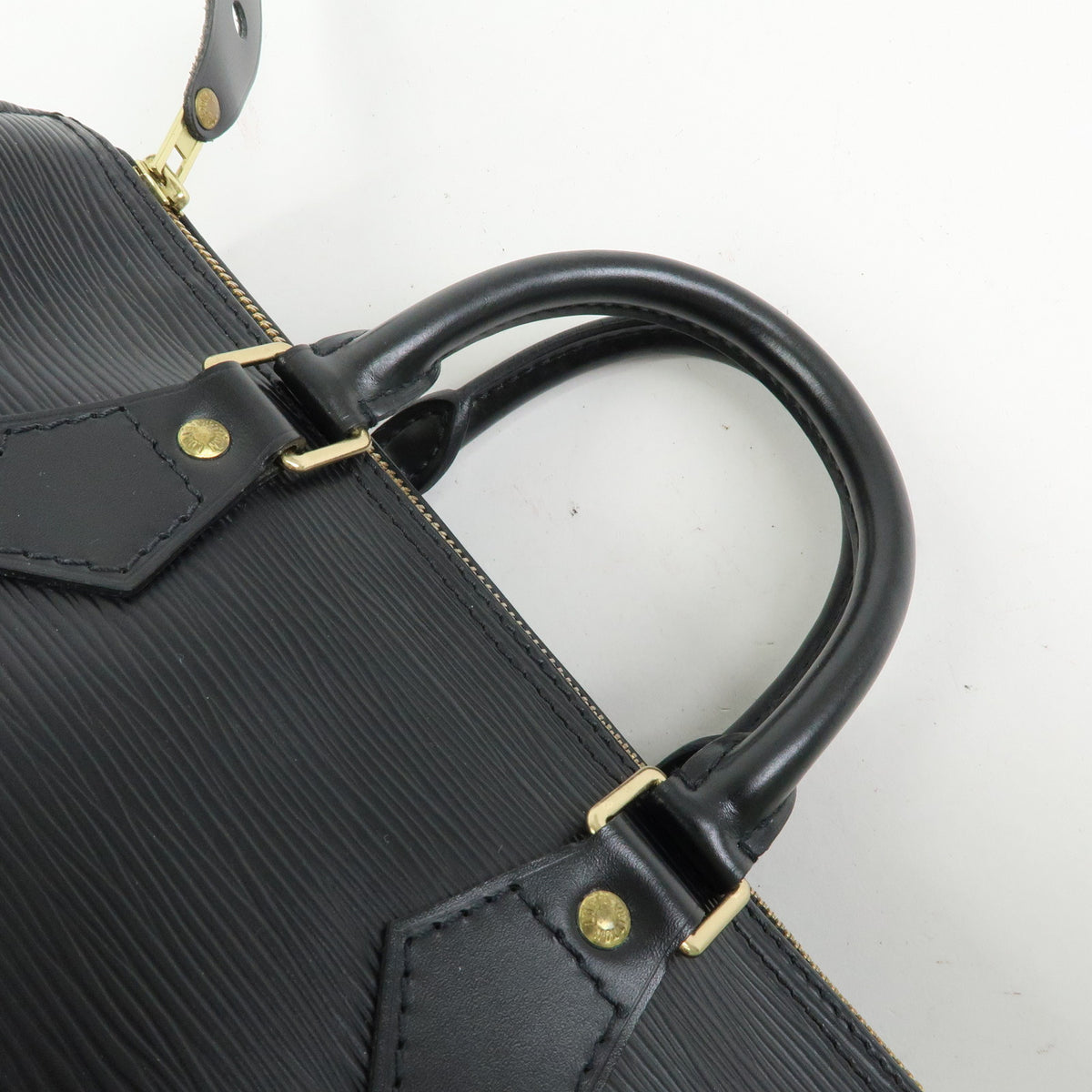 Louis Vuitton Epi Speedy 25 Leather Hand Bag Boston Bag Noir M59032