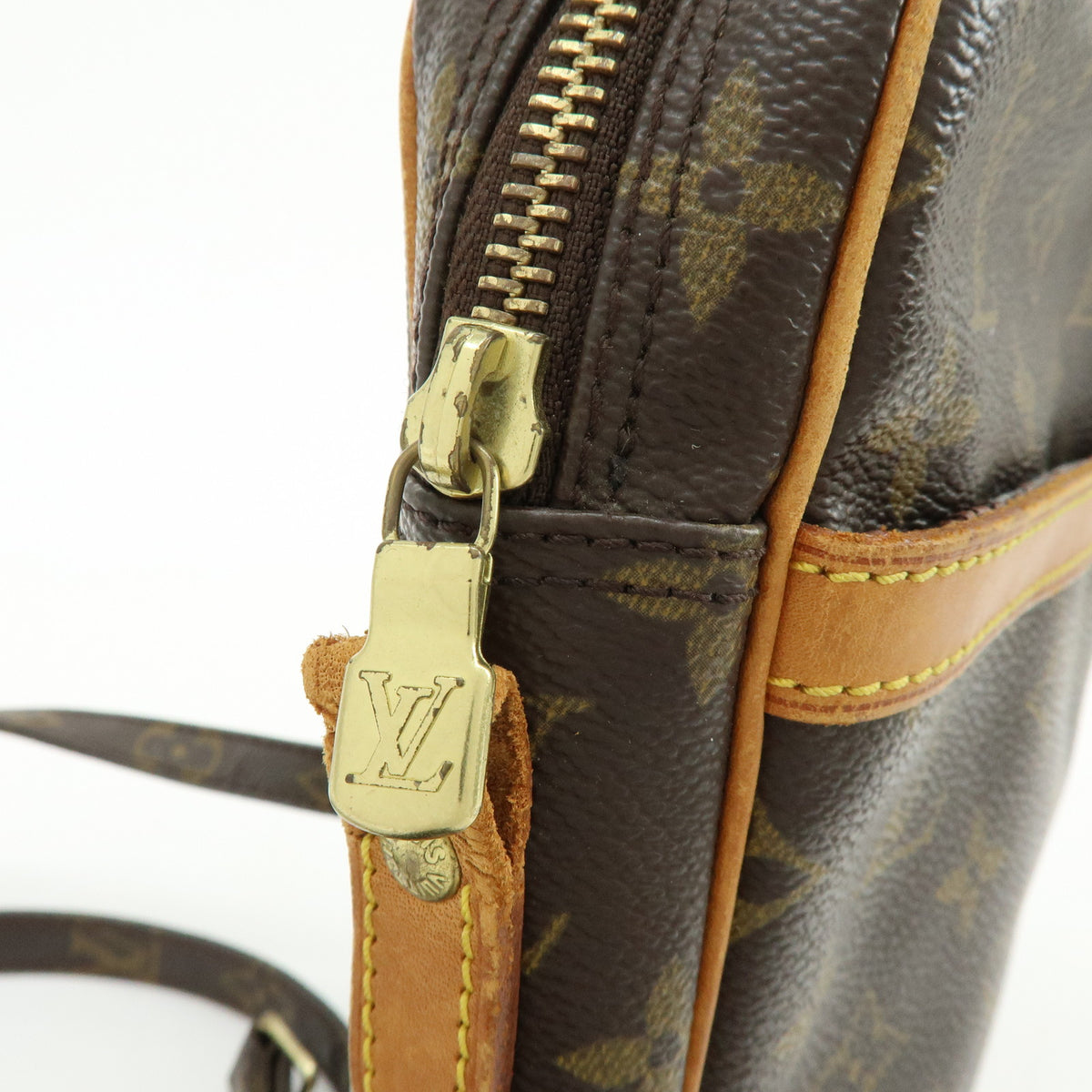 Louis Vuitton Monogram Danube Shoulder Bag Crossbody Bag Brown M45266