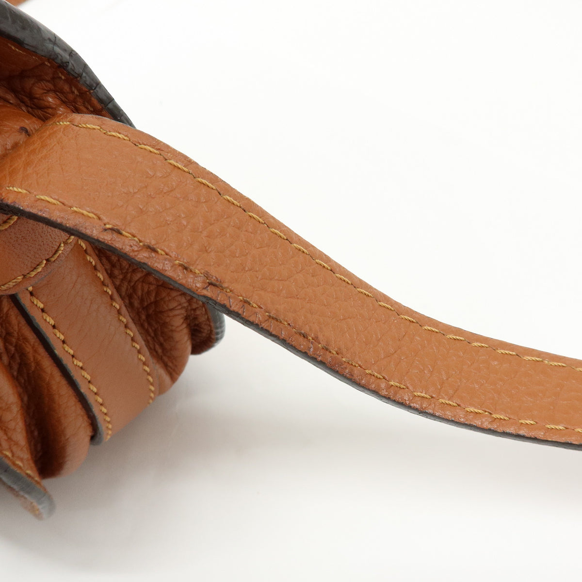 Chloe Mercy Leather Shoulder Bag Crossbody Bag Brown