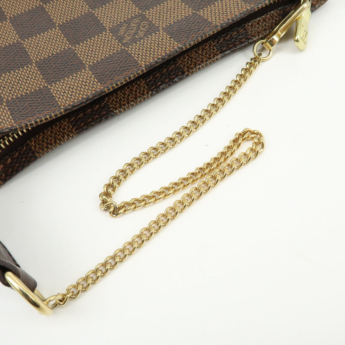 Louis Vuitton Damier Ebene Pouch for Marais Bag Brown