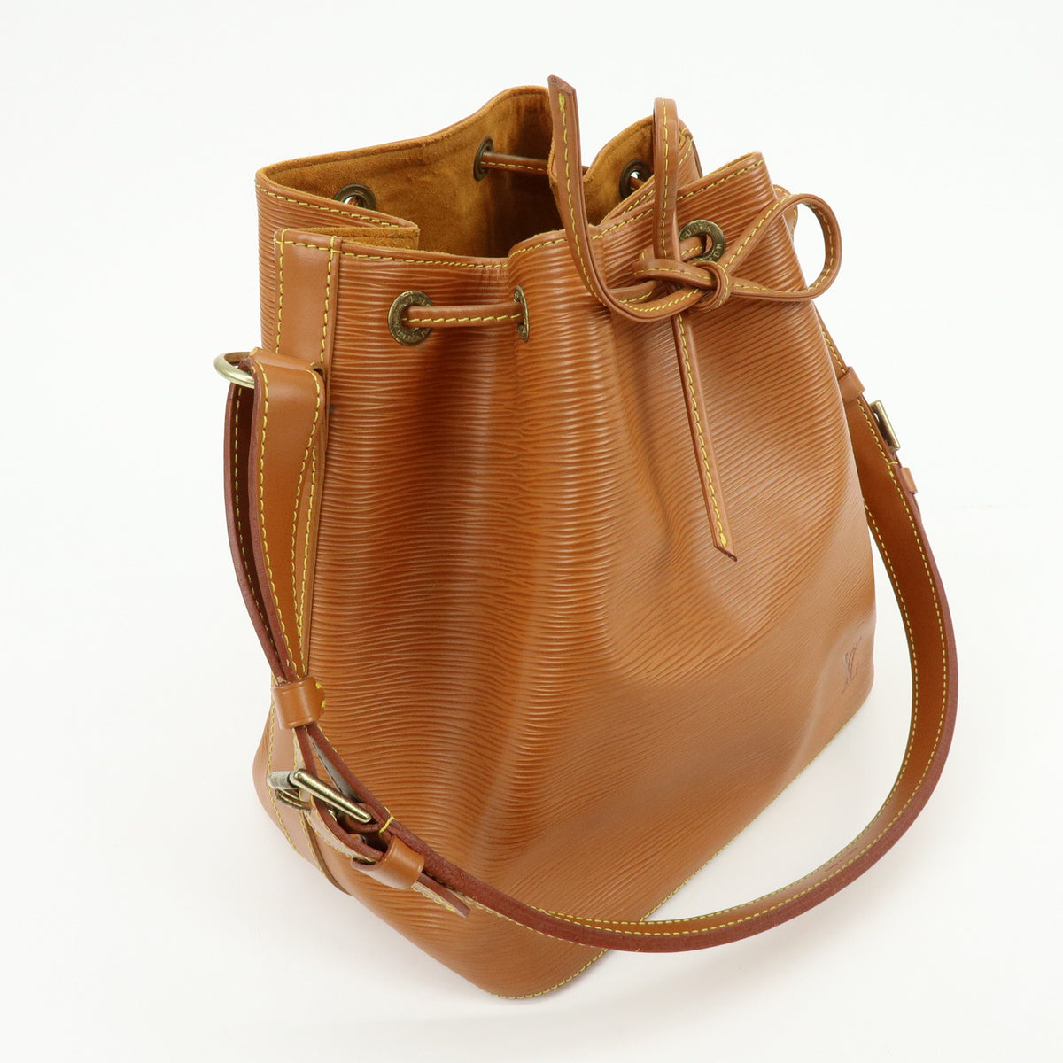 Louis Vuitton Epi Leather Petit Noe Shoulder Bag Zipang Gold M44108