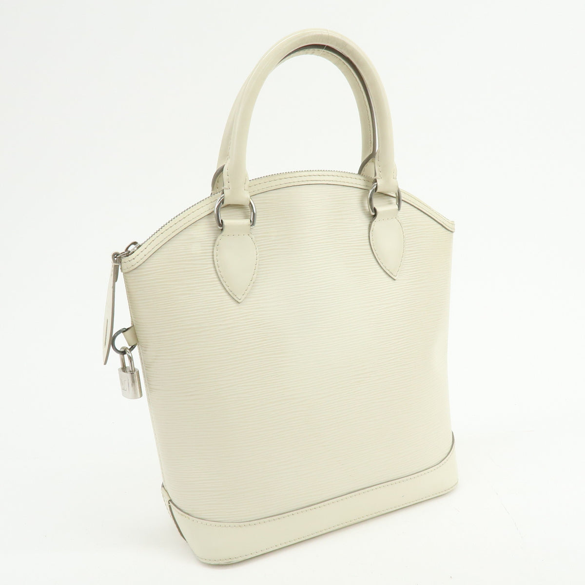 Louis Vuitton Epi Lockit Hand Bag Tote Bag Ivoire White M4229J