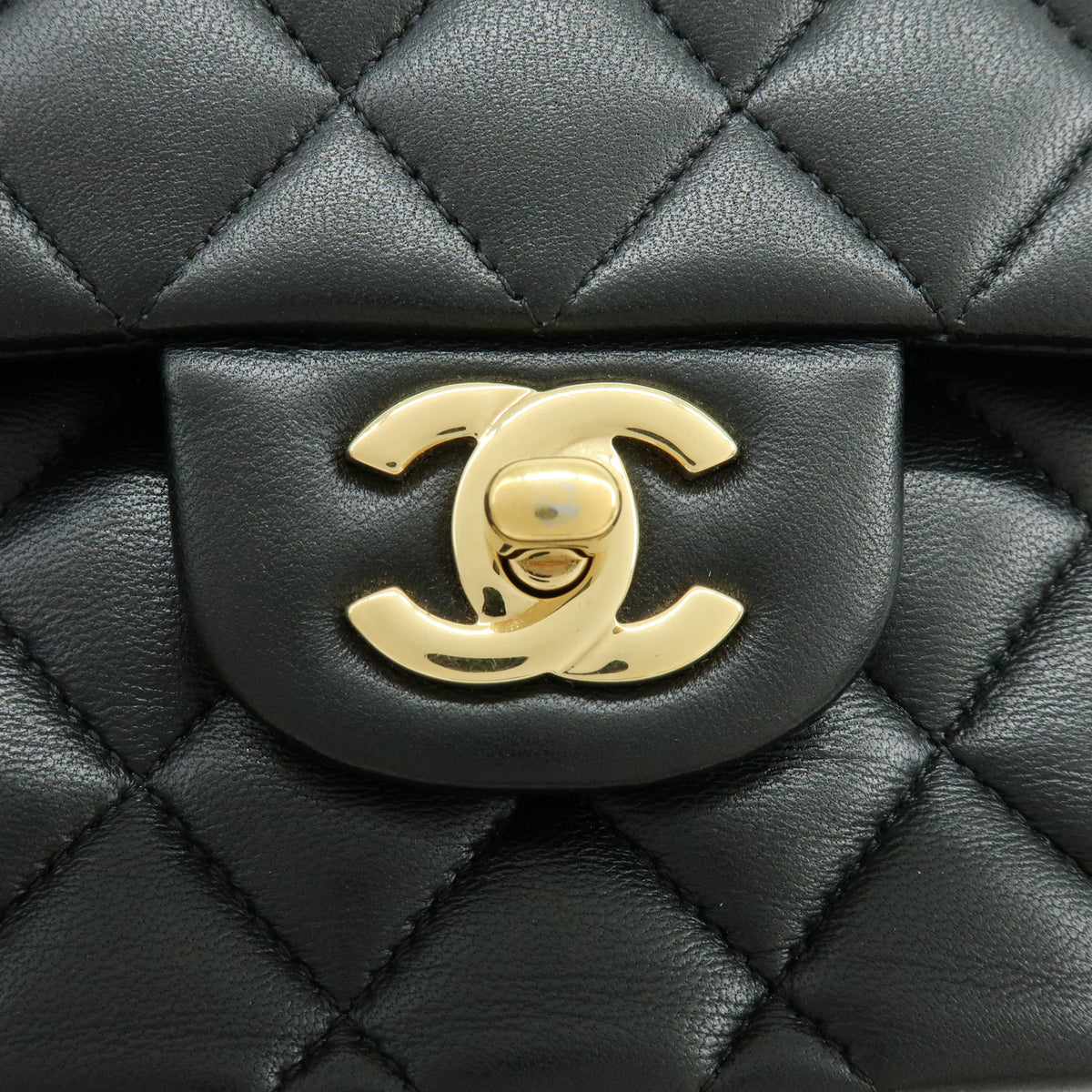CHANEL Matelasse 23 Lambskin Double Flap Chain Shoulder Bag  A01113