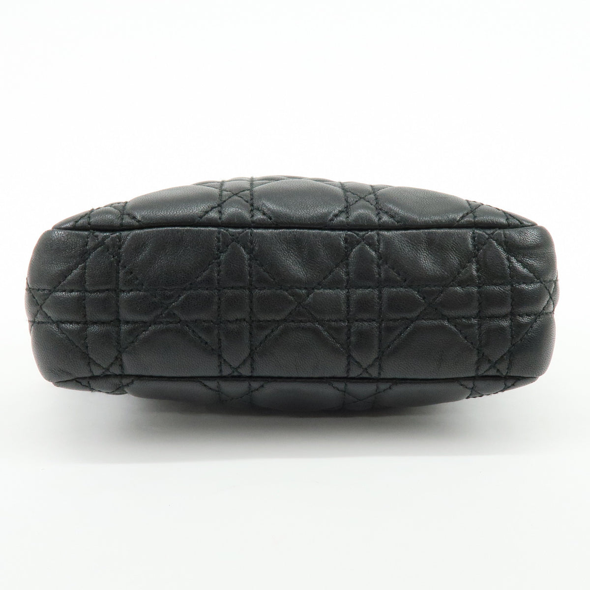 Christian Dior Lady Dior Cannage Accessory Pouch Makeup Bag Black