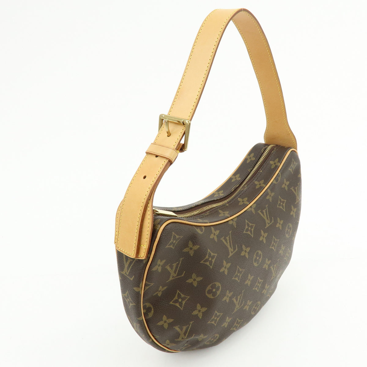 Louis Vuitton Monogram Croissant MM Shoulder Bag Brown M51512