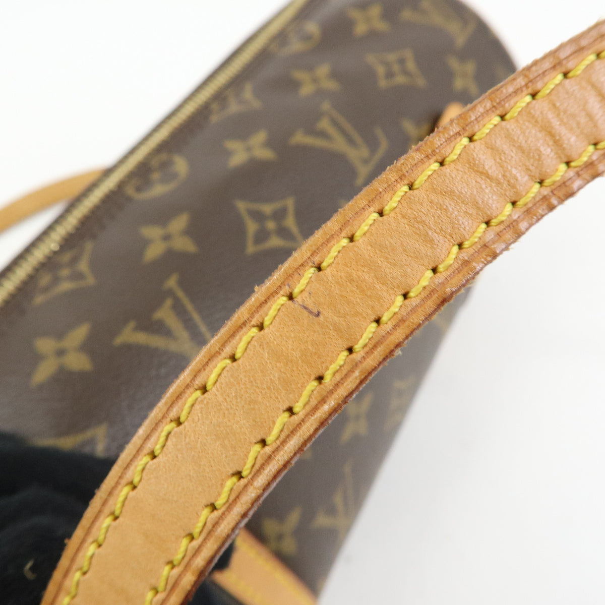 Louis Vuitton Monogram Papillon 26 Hand Bag Brown M51386
