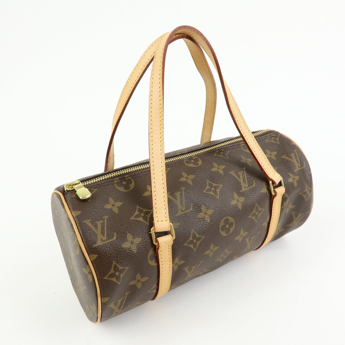 Louis Vuitton Monogram Papillon 26 Hand Bag Brown M51386
