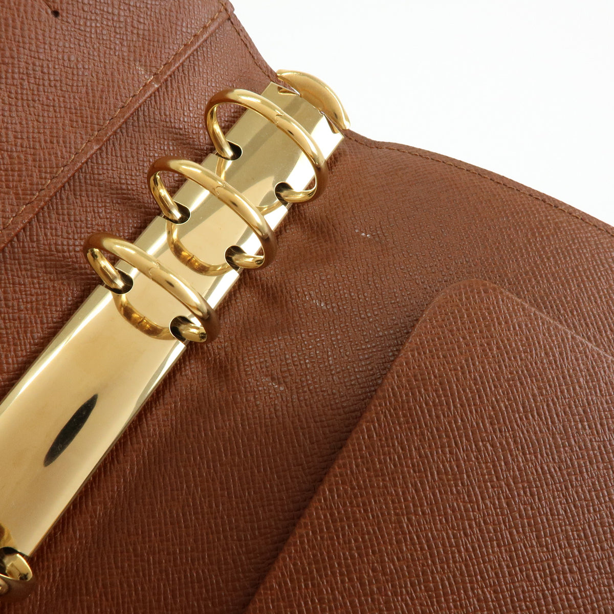 Louis Vuitton Monogram Agenda MM Planner Cover Brown R20105