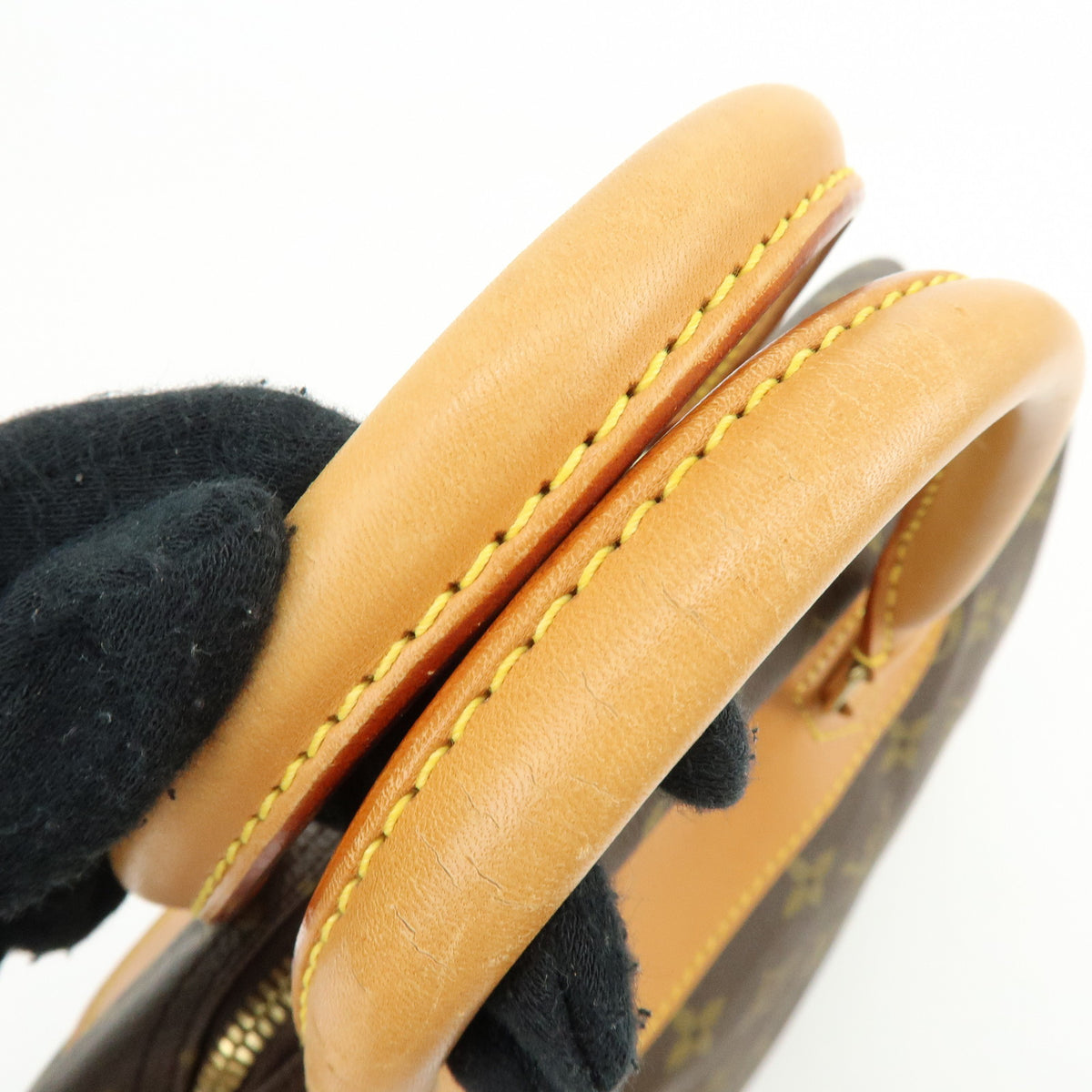 Louis Vuitton Monogram Deauville Canvas Hand Bag Brown M47270