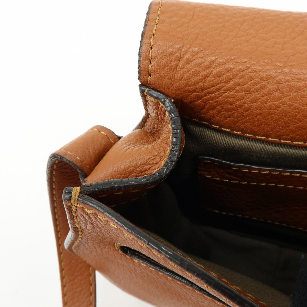 Chloe Mercy Leather Shoulder Bag Crossbody Bag Brown