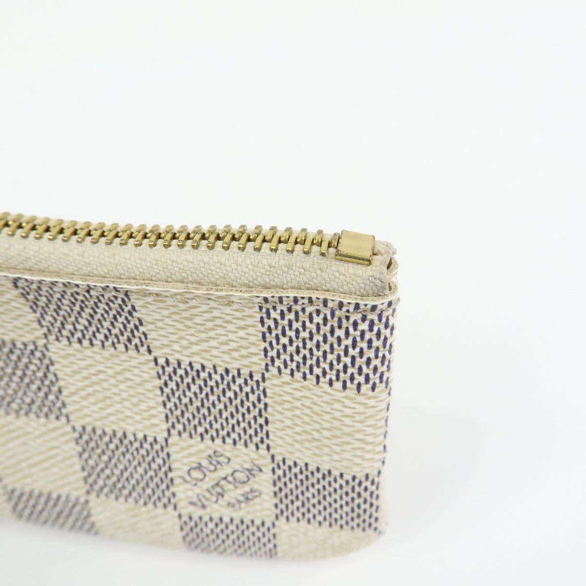 Louis Vuitton Damier Azur Pochette Cles Coin Case Key Case N62659