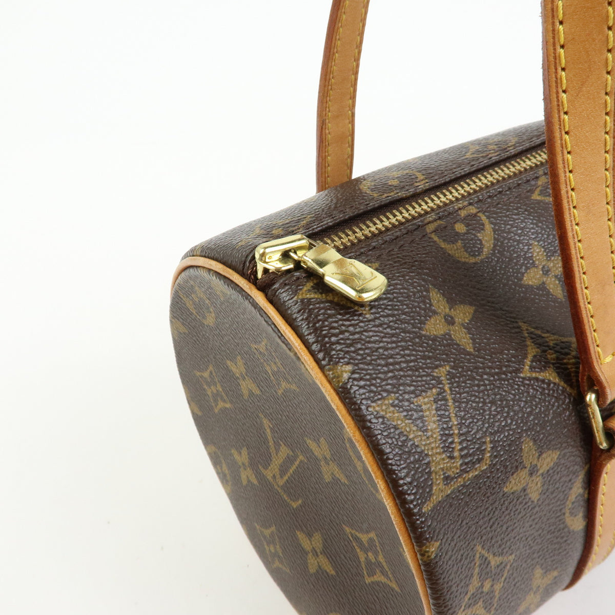 Louis Vuitton Monogram Papillon 26 Hand Bag Brown M51386