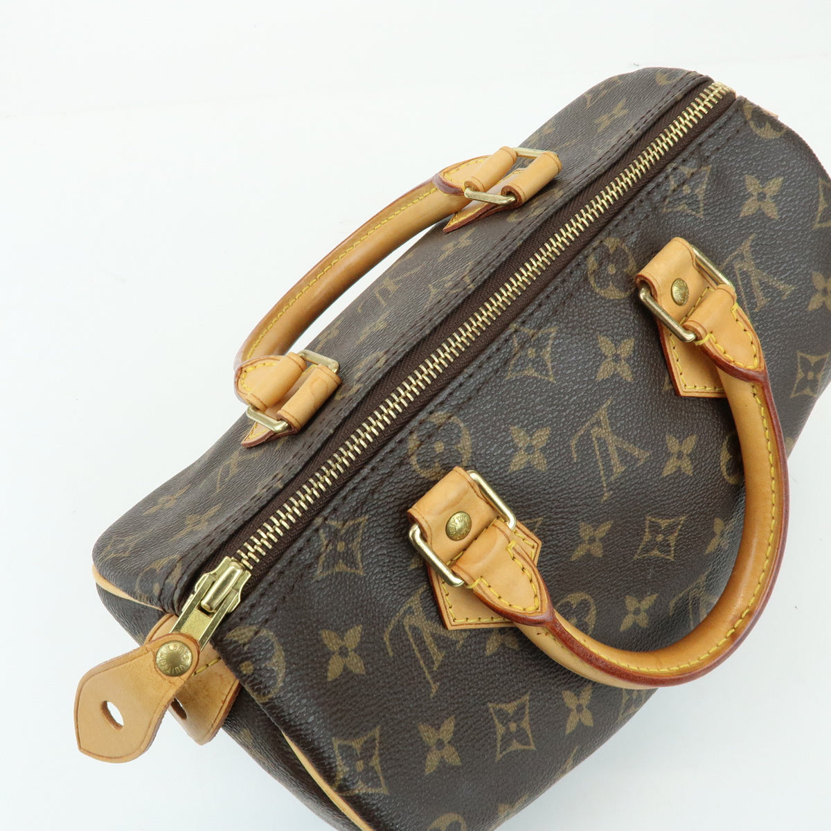 Louis Vuitton Monogram Speedy 25 Boston Bag Hand Bag Brown M41528