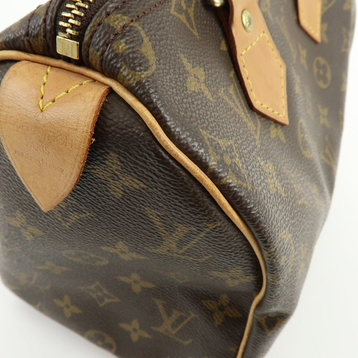 Louis Vuitton Monogram Speedy 25 Boston Bag Hand Bag Brown M41528