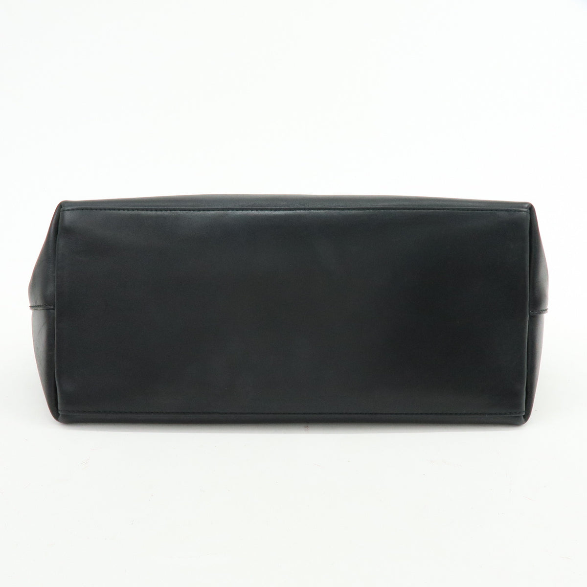 GUCCI Bamboo Leather Shoulder Bag Hand Bag  Black 001・2058