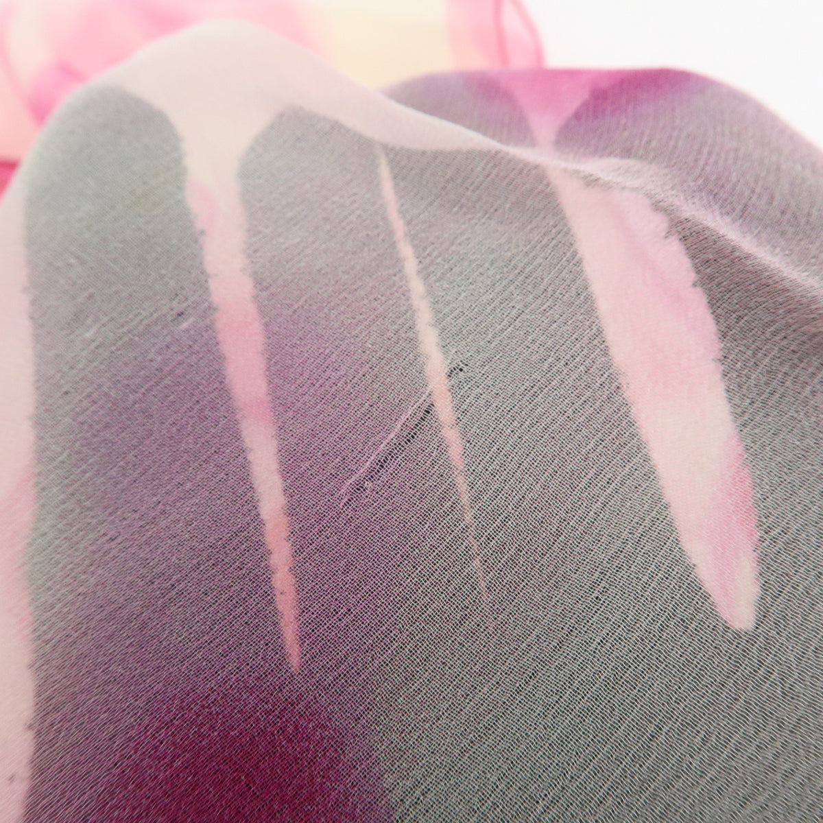 CHANEL COCO Mark Silk 100% Scarf Pink