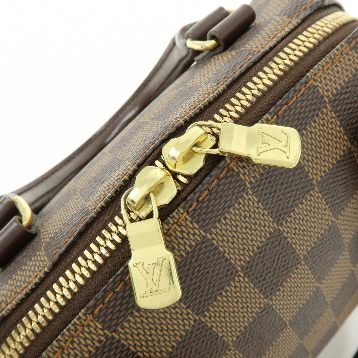 Louis Vuitton Damier Ebene Rivera Mini Hand Bag Brown N41436