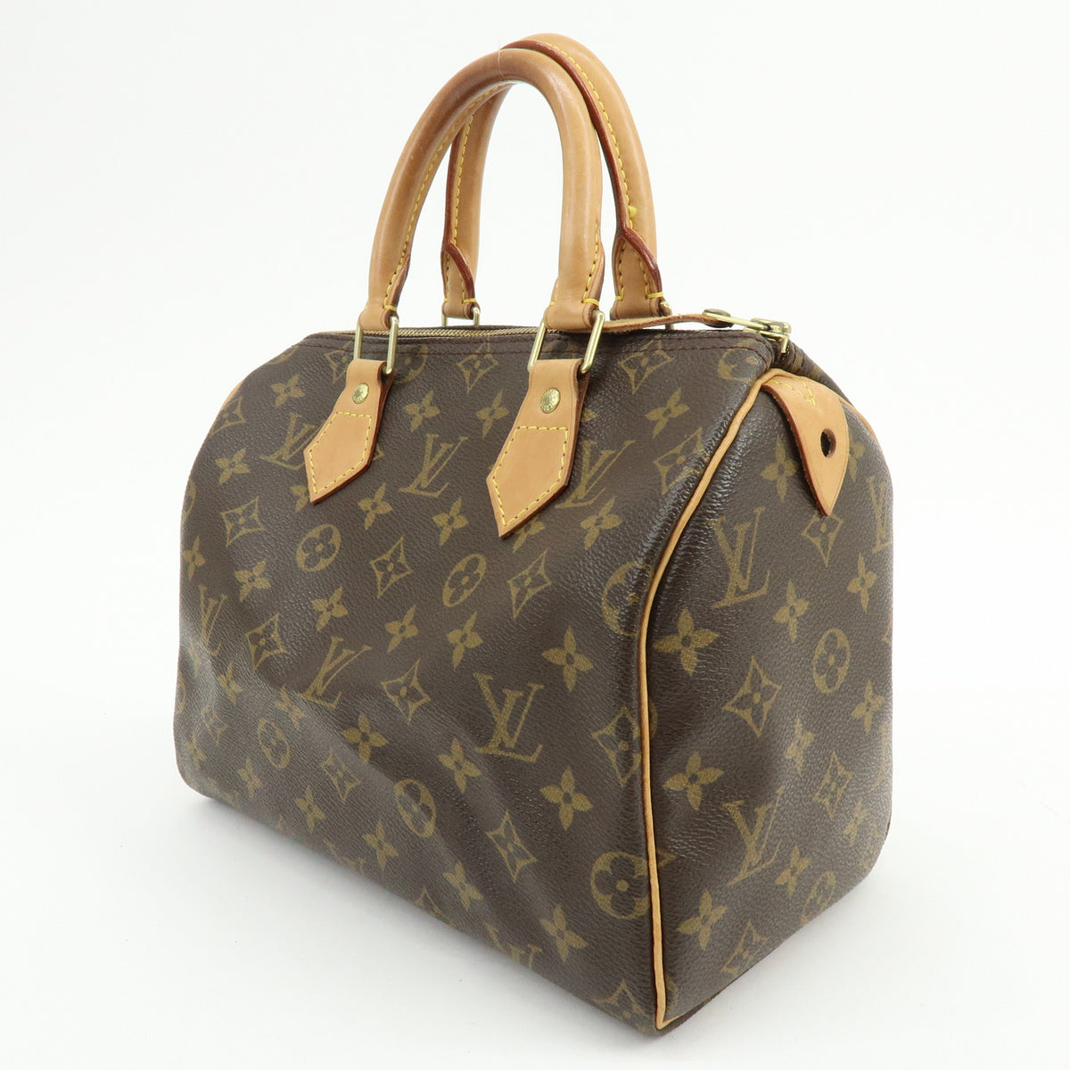 Louis Vuitton Monogram Speedy 25 Boston Bag Hand Bag Brown M41528