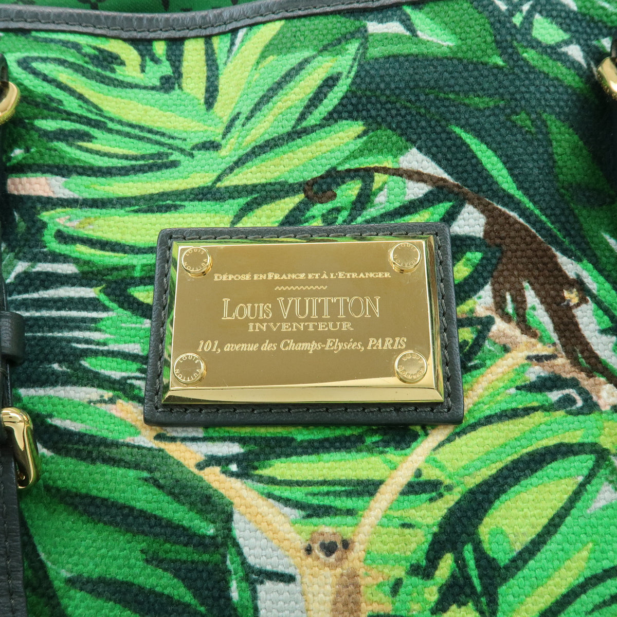 Louis Vuitton Ailleurs Cabas PM Canvas Shoulder Bag Aventure M93770