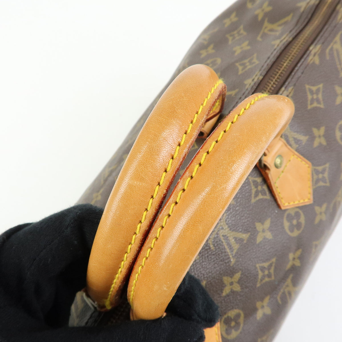 Louis Vuitton Monogram Speedy 40 Hand Bag Boston Bag Brown M41522