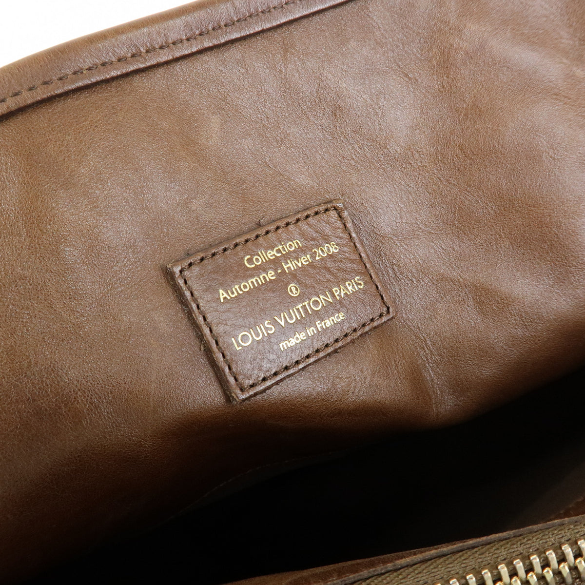 Louis Vuitton Paris Souple Wish Leather Shoulder Bag Brown M95830