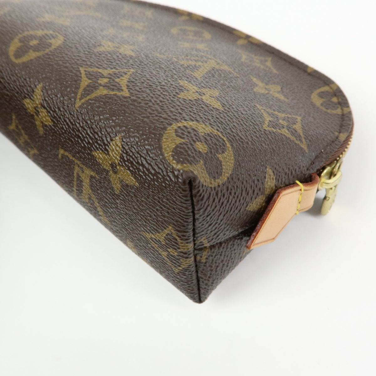 Louis Vuitton Monogram Pochette Cosmetic PM Pouch Brown M47515