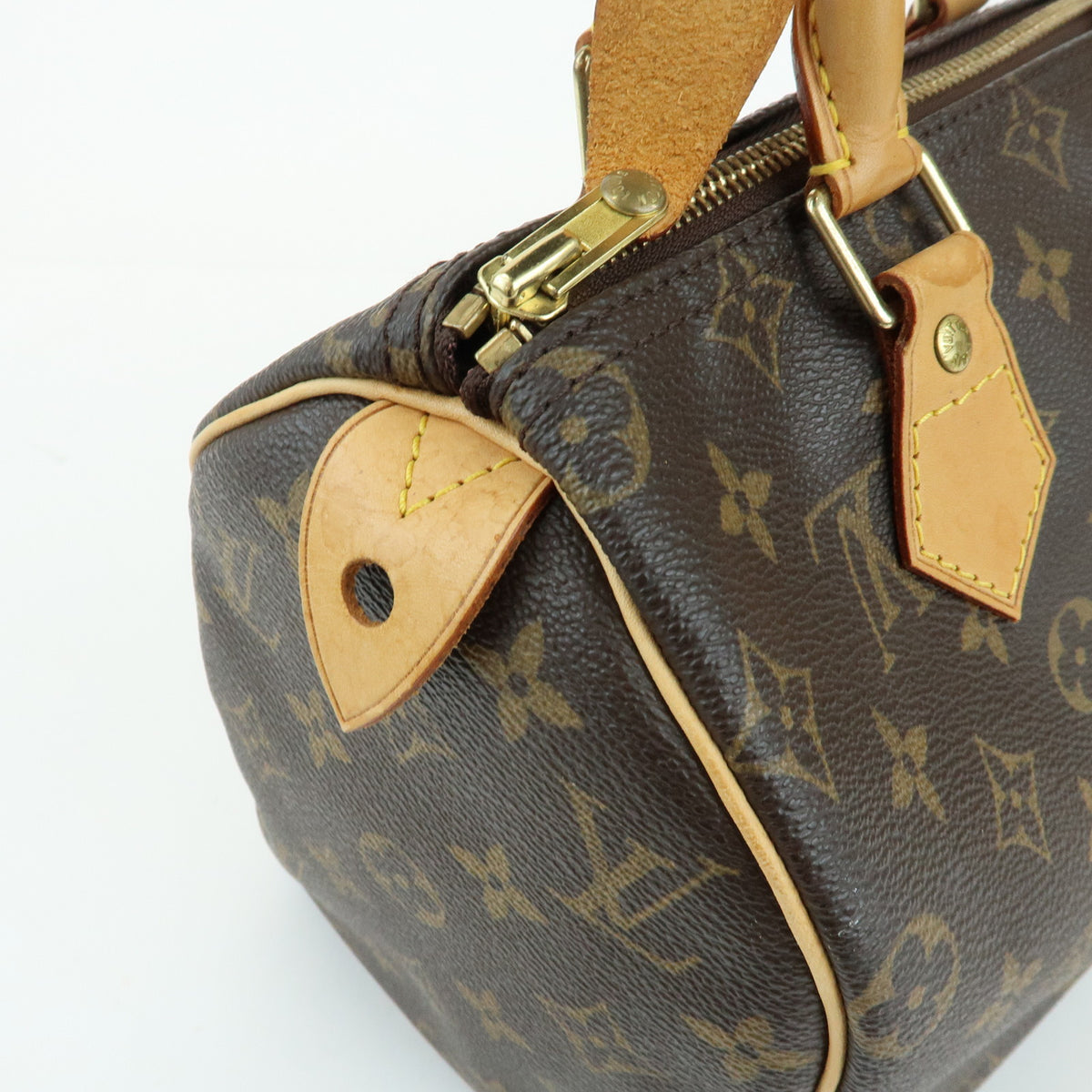 Louis Vuitton Monogram Speedy 25 Boston Bag Hand Bag Brown M41528