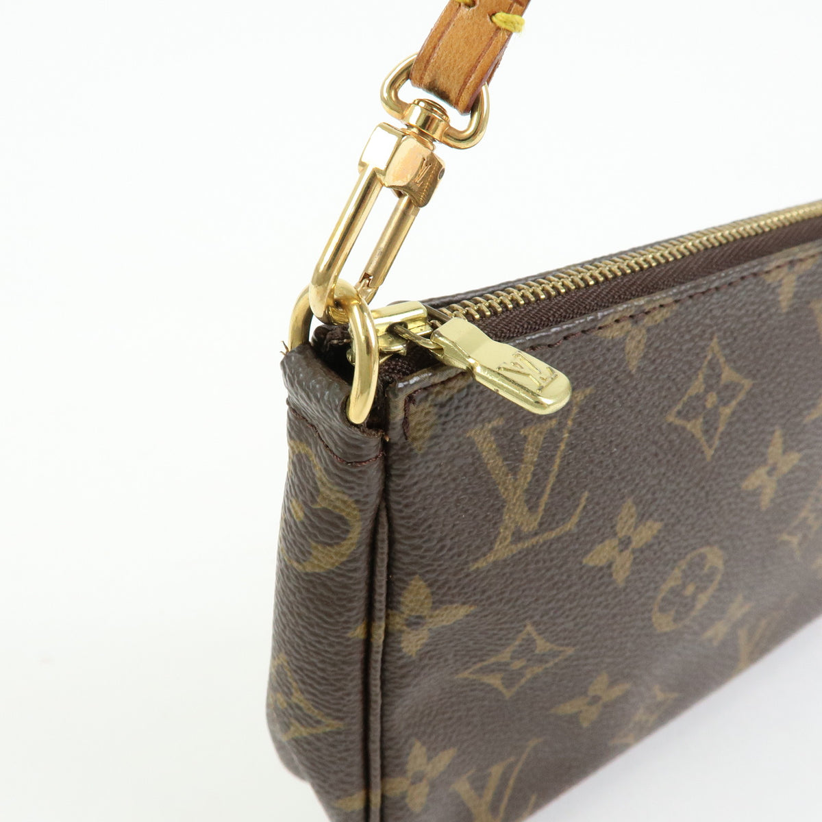 Louis Vuitton Monogram Pochette Accessoires Pouch Hand Bag M51980