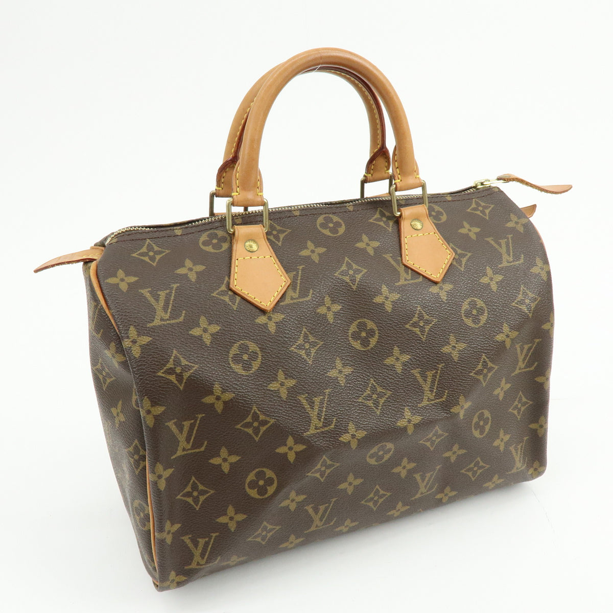 Louis Vuitton Monogram Speedy 30 Boston Bag Hand Bag Brown M41526