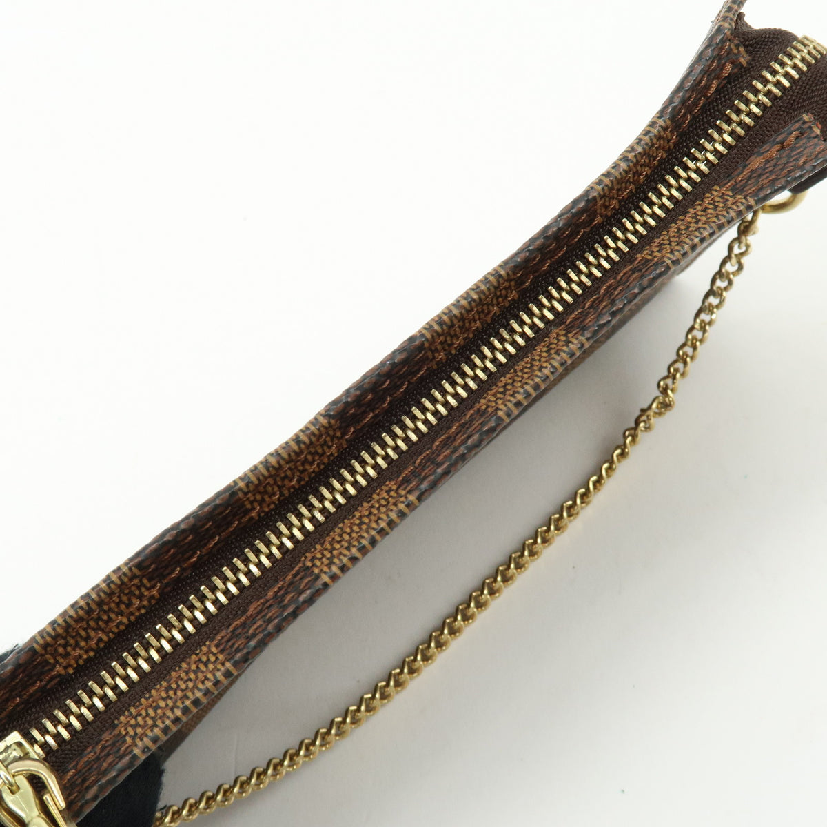Louis Vuitton Damier Ebene Pouch for Marais Bag Brown