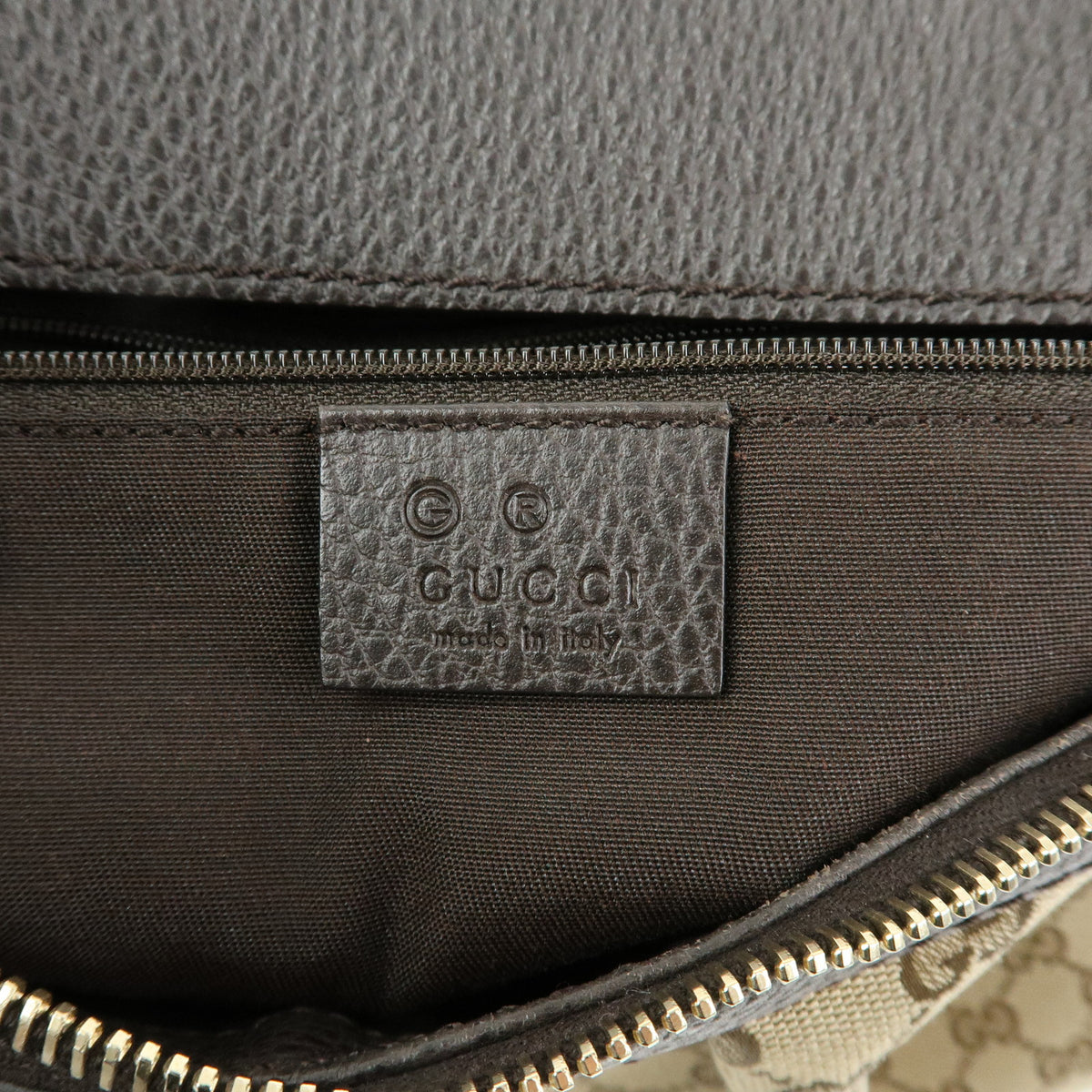 GUCCI Sukey GG Canvas Leather Shoulder Bag Hand Bag Beige Brown 364843