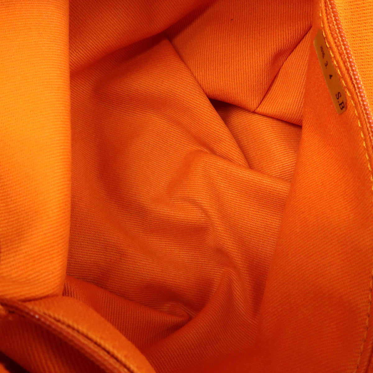CHANEL Deauville MM Straw Leather Tote Bag Shoulder Bag Orange A67001