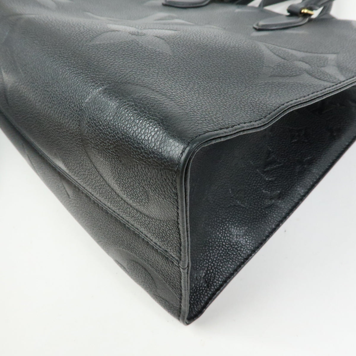 Louis Vuitton Monogram Empreinte On The Go MM 2Way Tote Bag Noir M45595