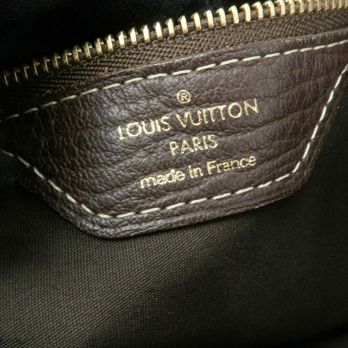 Louis Vuitton Monogram Mini Lin Bucket PM Canvas Tote Bag Ebene M95226