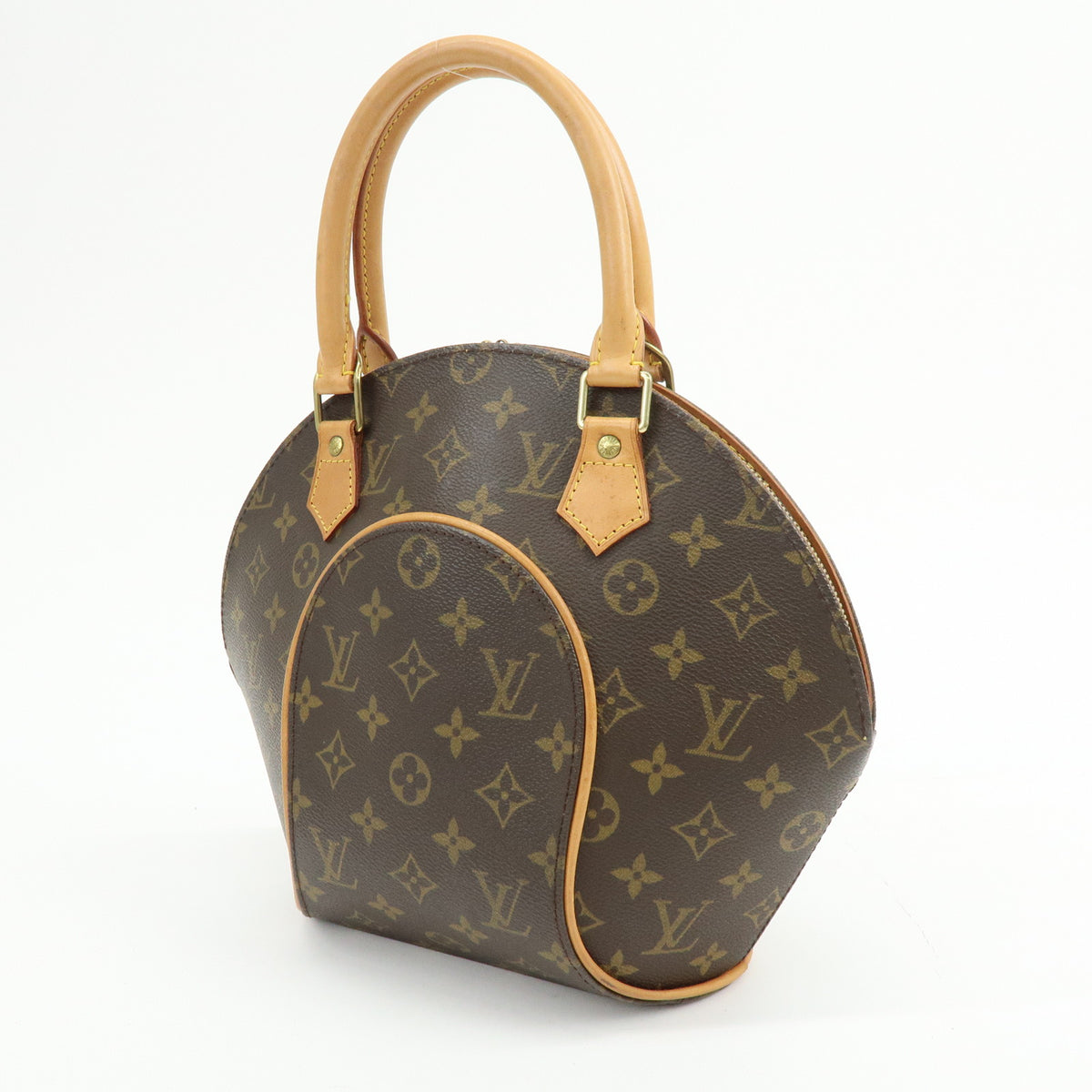 Louis Vuitton Monogram Ellipse PM Hand Bag Brown M51127