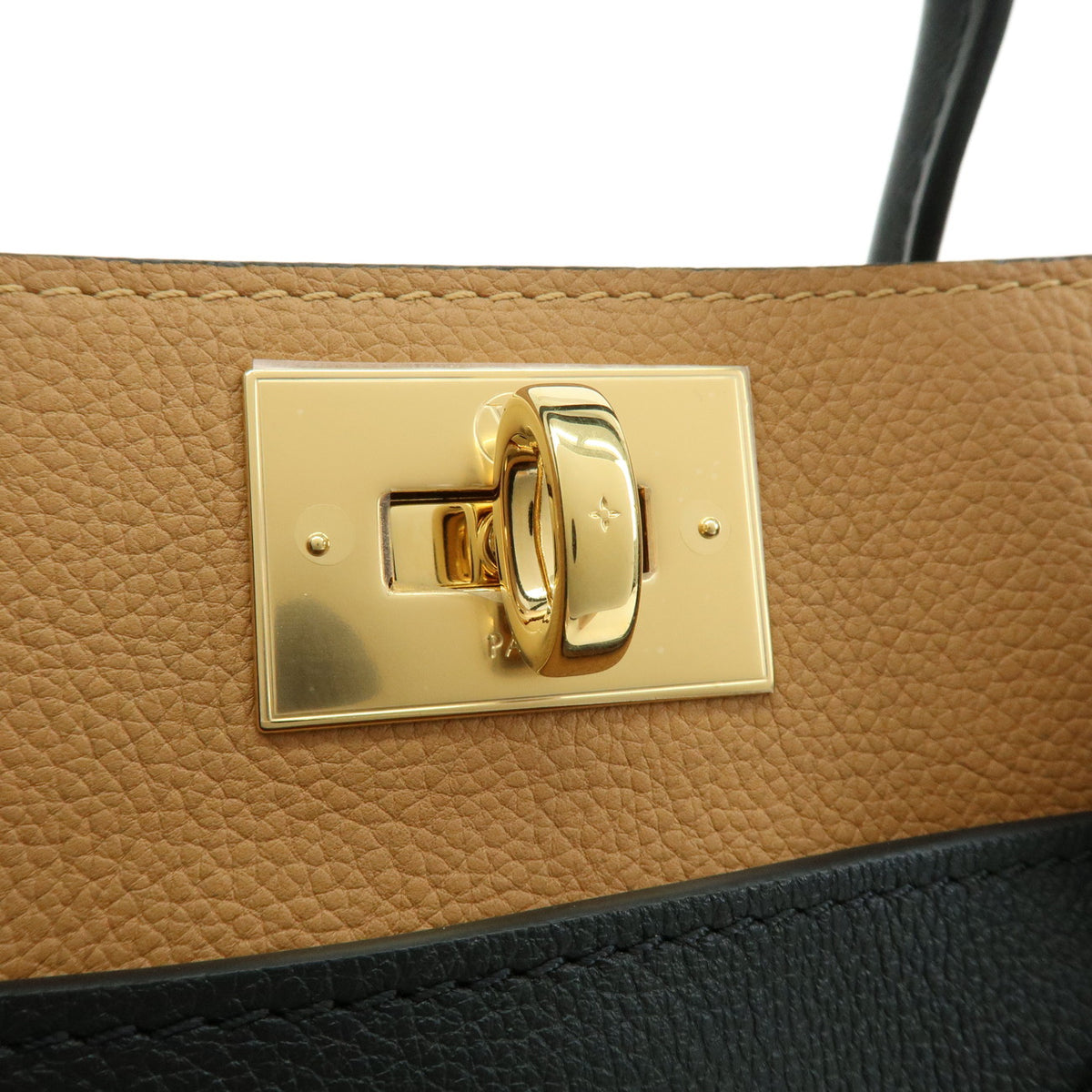Louis Vuitton Monogram On My Side MM 2Way Bag Noir Brown M53823
