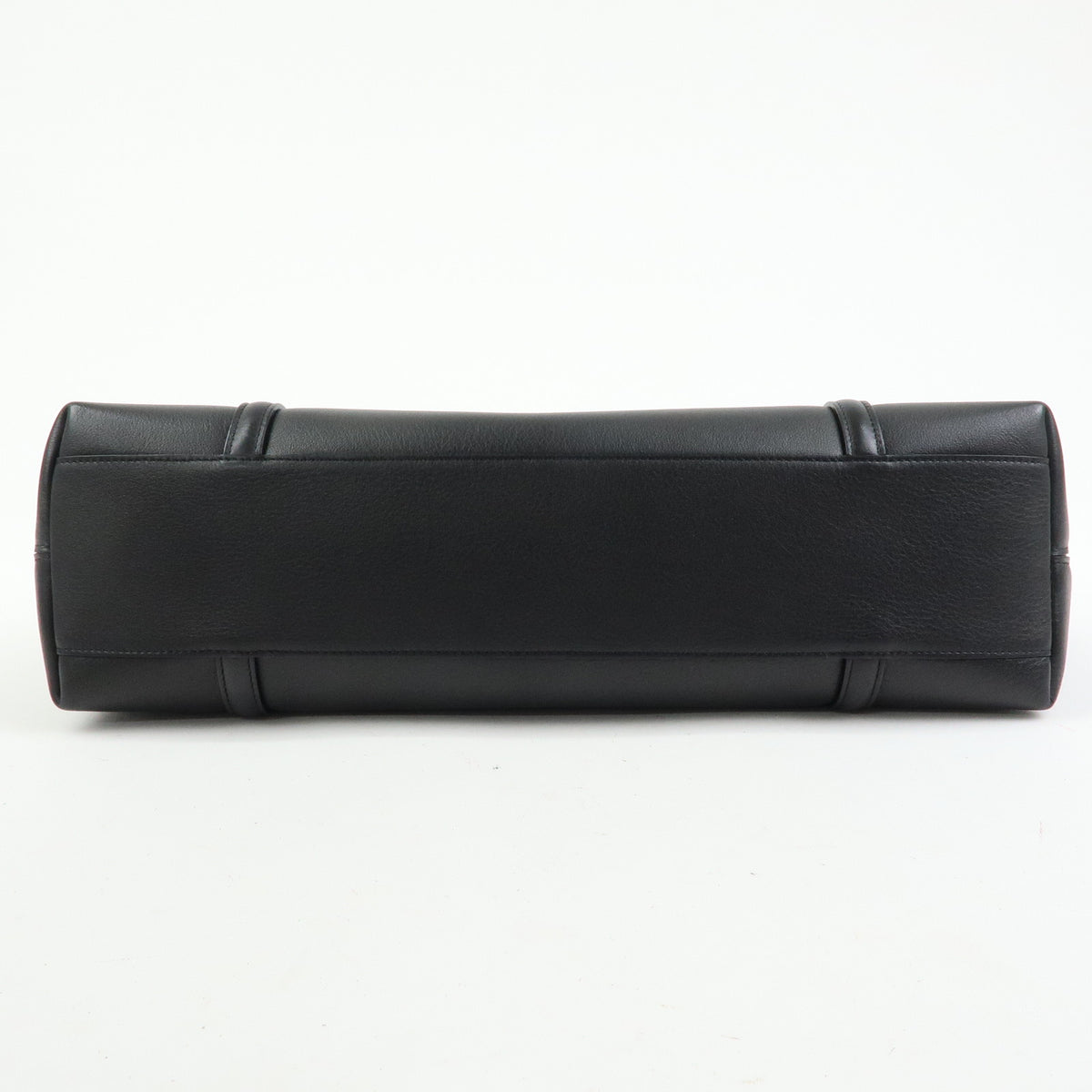 Cartier Cabochon Leather Tote Bag Shoulder Bag Hand Bag Black