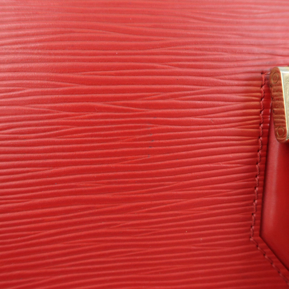 Louis Vuitton Epi Leather Jasmine Hand Bag Castilian Red M52087
