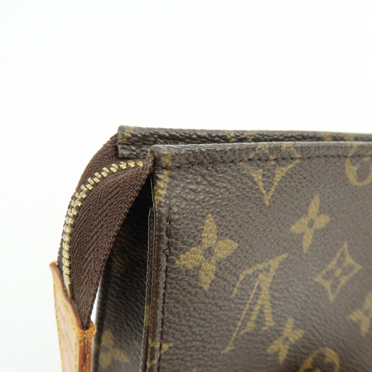 Louis Vuitton Monogram Poche Toilette 15 Cosmetic Pouch Brown M47546