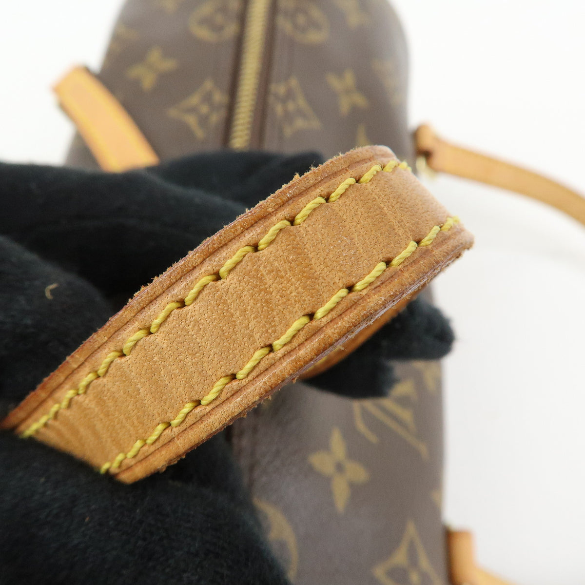 Louis Vuitton Monogram Papillon 26 Hand Bag Brown M51386